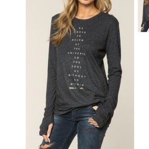 NWT Spiritual Gangster long sleeve shirt